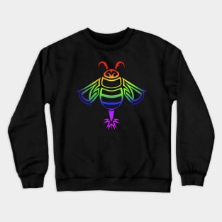 Rainbow Bee Crewneck Sweatshirt